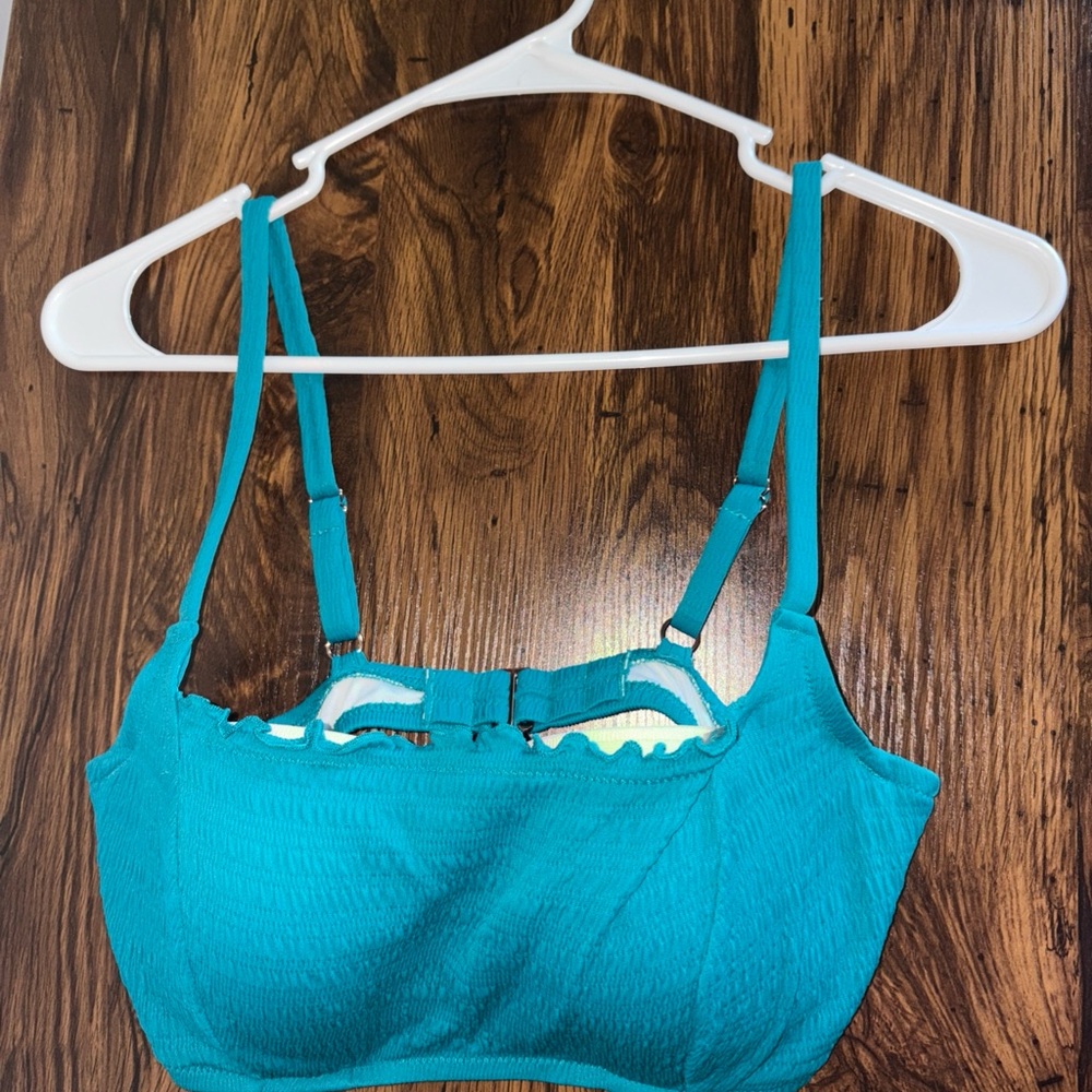 Shade & Shore Teal Swim Top